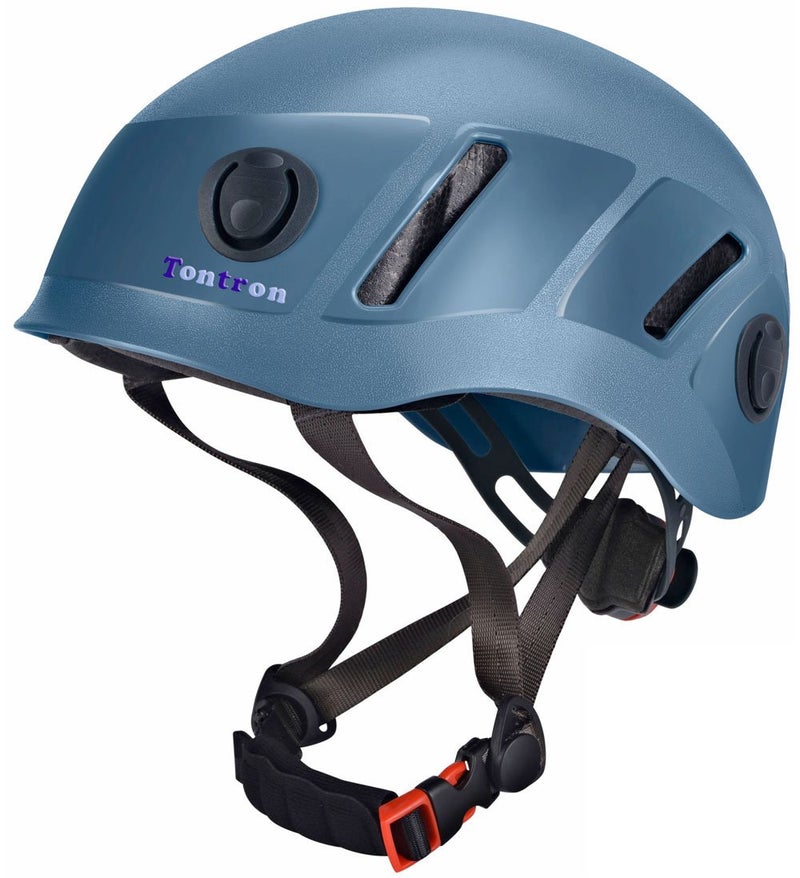 Tontron Climbing Caving Helmet (Blue, Large) - Image 1